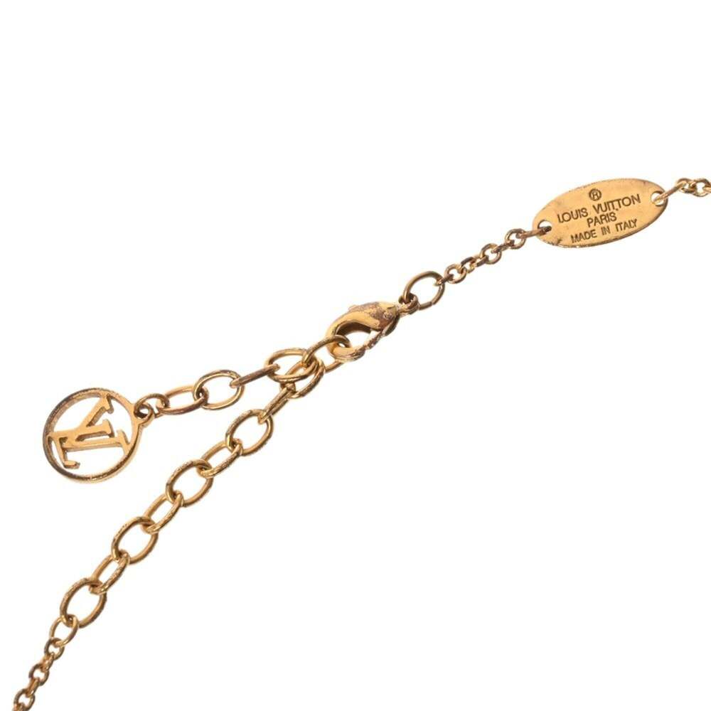 LOUIS VUITTON Gold Necklace - Picture 3 of 8